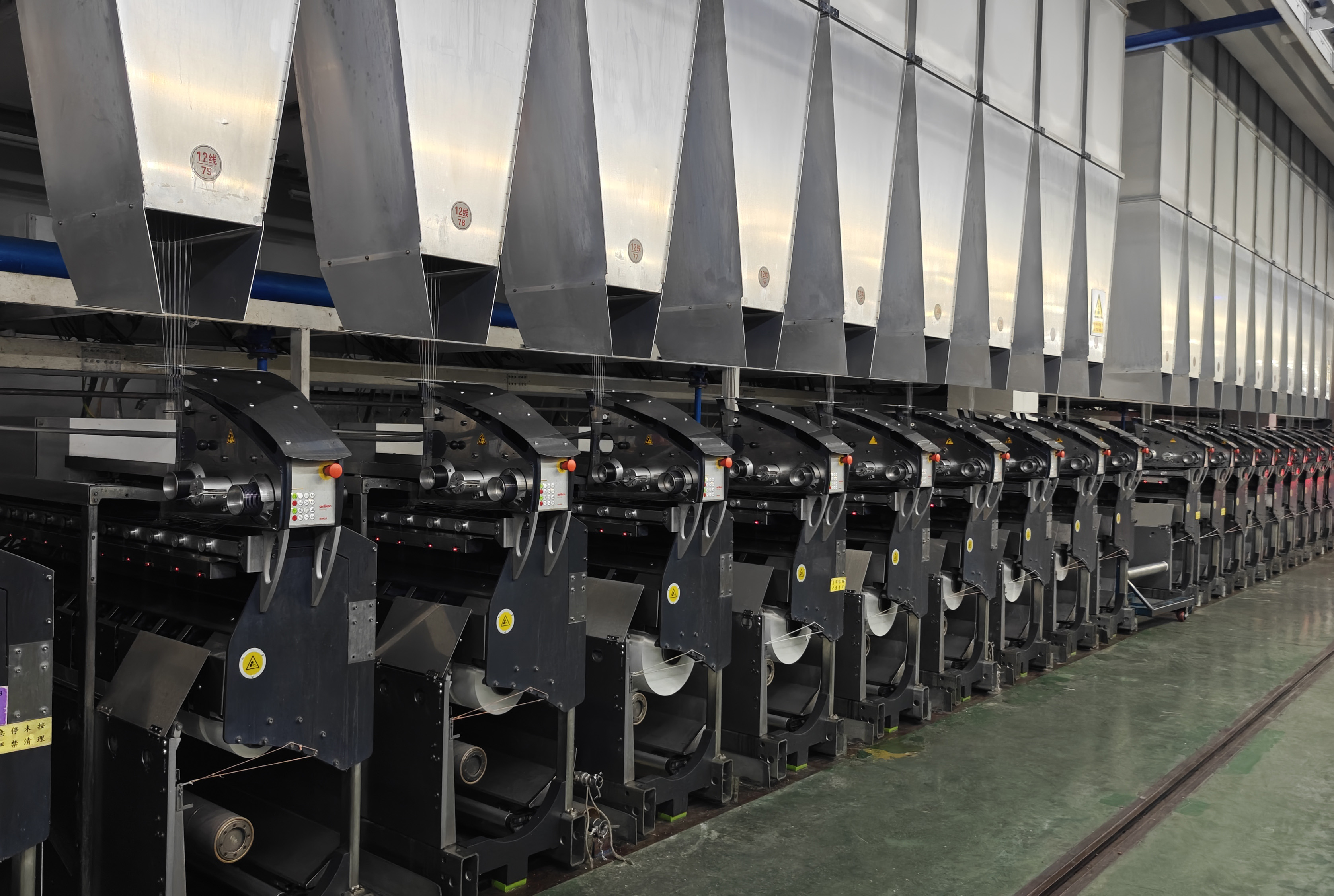 Palvelumme - avaimet käteen -periaatteella toimiva kehruukone